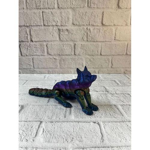 Rainbow Hareketli Kurt Masa Dekoru Esnek Eklem Yapılı