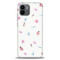 Xiaomi Redmi A1 Kılıf HD Baskılı Kılıf - Uğur Böcekleri + Tam Ekran Koruyucu
