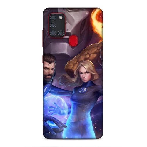 Samsung Galaxy A21s Uyumlu Kılıf BMovie (48) Bumper Kılıf Taş Adam