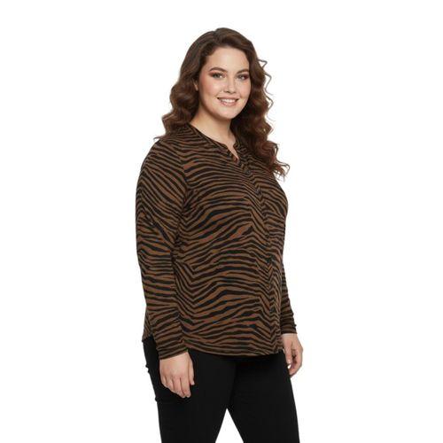 Kadın Düğmeli Modelli Bluz BGL-ST05131