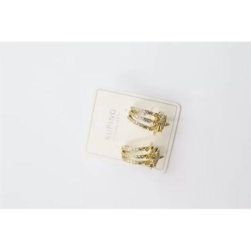 3'lü Halka Küpe - Altın