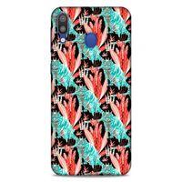 Lopard Samsung Galaxy M20 Uyumlu Kılıf Manipülasyon ☻ (5) Koruma Kabı Baskılı