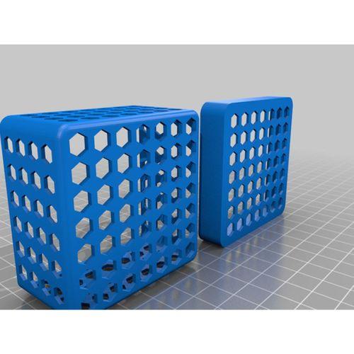 - 6cm Kapaklı Altıgen Desenli Kutu 3D Baskı (Bu ürün Sadece Plastik parçadır - Almadan Önce Soru Sorabilirsiniz)