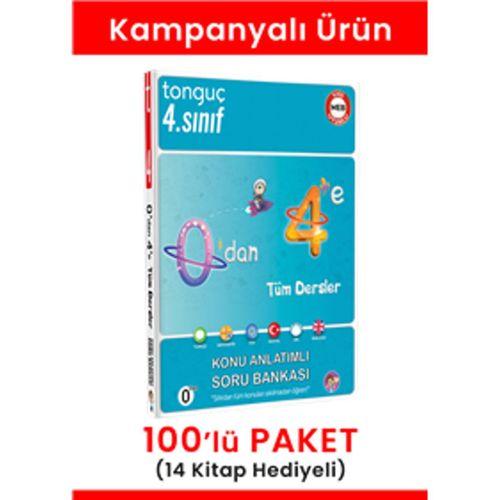 0'dan 4'e Konu Anlatımlı Soru Bankası 100' lü Paket (14 Kitap Hediyeli)