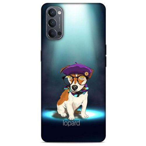 Oppo Reno 4 Kılıf FunnyMaX (5) Koruma Kabı Yeşil Köpek