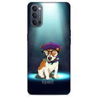 Oppo Reno 4 Kılıf FunnyMaX (5) Koruma Kabı Yeşil Köpek