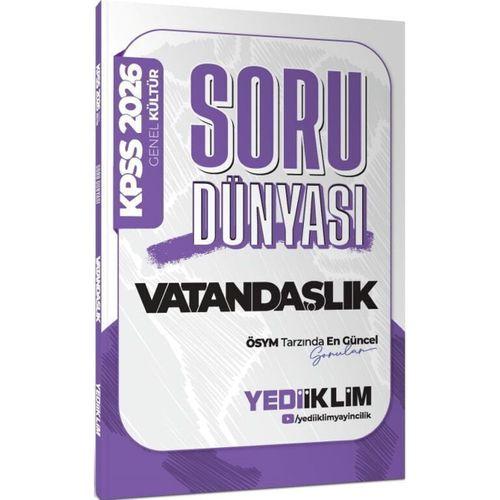 2026 KPSS Genel Kültür Vatandaşlık Soru Dünyası Yediiklim Yayınları