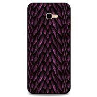 Samsung Galaxy J4 Plus Kılıf Dragons (7) Telefon Kılıfı Ejderha Skin Bordo