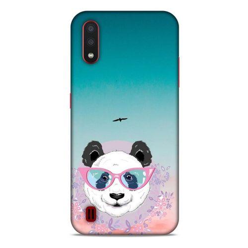Animax Gözlüklü Panda Samsung Galaxy A01 Kılıf Desenli Silikon