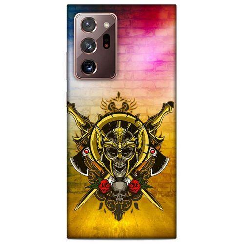 Lopard Samsung Galaxy Note 20 Ultra Uyumlu Kılıf Tattoo's (38) Neo Hybrid Kılıf Kılıç Dövmesi