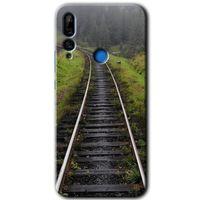 Huawei P Smart Z HD Baskılı Kılıf + 9D Tam Ekran Koruyucu - Tren Yolu