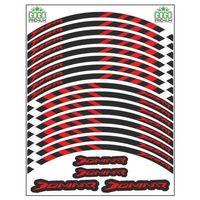 BAJAJ Bajaj Kırmızı Dominar Uyumlu Baskı 1 Set Jant Şeridi