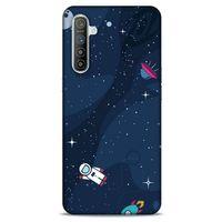 Realme XT Uyumlu Kılıf Mavi Delisi (23) Ultra Koruma Kılıfı Nasa