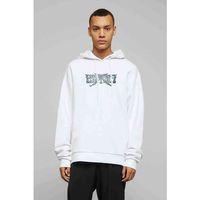 Escape The Fate Etffinal Logo Baskılı Beyaz Erkek Kapşonlu Sweatshirt