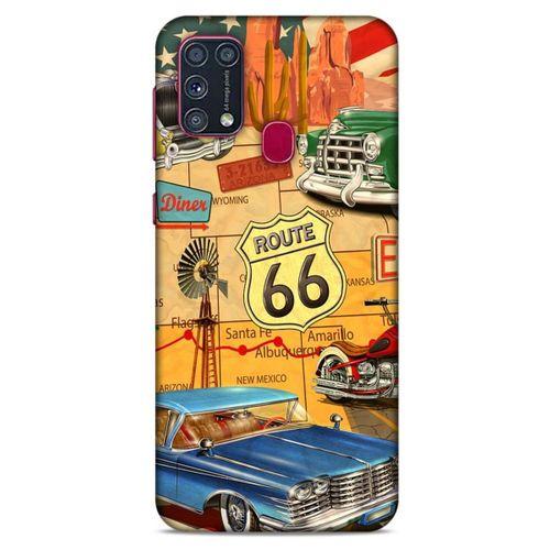 Retro (20) Desen Koruyucu Kılıf Renkli Samsung Galaxy M31 Kılıf
