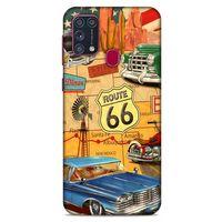 Retro (20) Desen Koruyucu Kılıf Renkli Samsung Galaxy M31 Kılıf