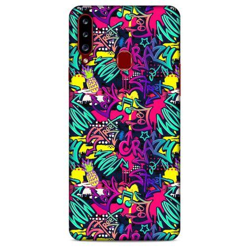 Graffitix (31) Desenli Silikon Kapak Samsung Galaxy A20s Kılıf