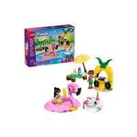 Eğitici Oyuncak 42658 Lego Friends Unicorn ve Flamingo Havuz Partisi 99 parça +5 yaş