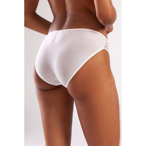 Golshan Goldy Mini Slip, Kadın Dantelli Ekru Külot