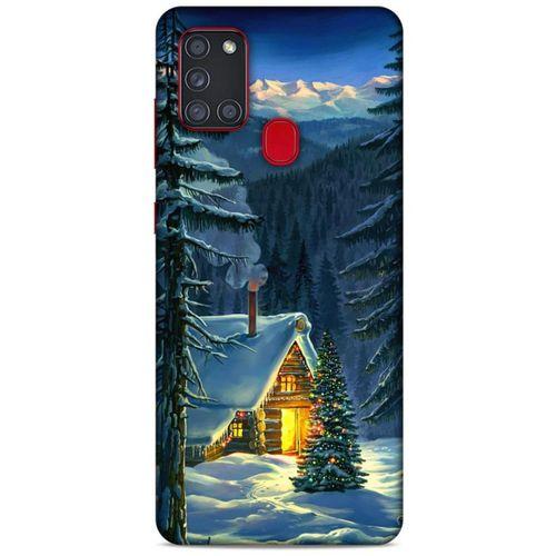 Samsung Galaxy A21s Kılıf Snowix (19) Kılıfları Gri