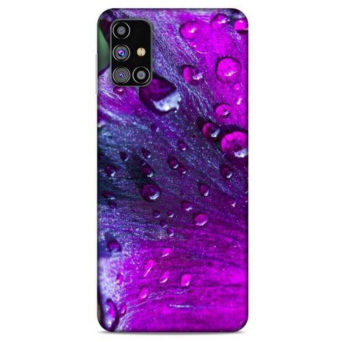 Samsung Galaxy M31s Uyumlu Kılıf Mor Delisi (34) Slim Armor Kılıf Damlacık