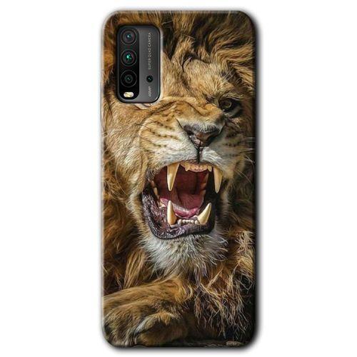 BeRa Aksesuar Xiaomi Redmi 9T Kılıf Baskılı Kapak - Lion King +Tam Kaplayan Mat Seramik