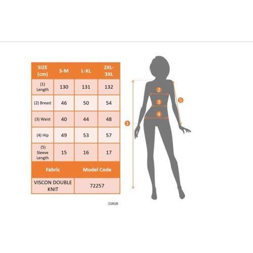 Kadın Kısa Kollu Yuvarlak Yaka Beyaz Yırtmaç Detaylı Viskon Tam Boy Elbise