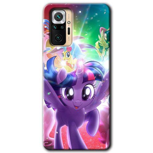 Xiaomi Redmi Note 10 Pro Kılıf Baskılı Arka Kapak - Pony +Tam Ekran Koruyucu