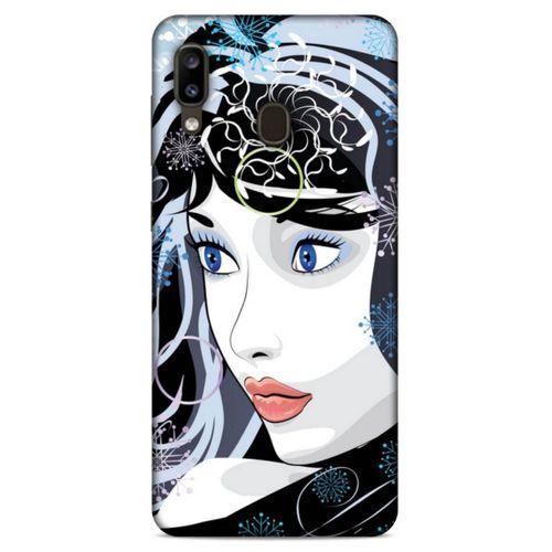 Lopard Samsung Galaxy A20 Uyumlu Kılıf Sürreal Yüzler ♀ (22) Tam Koruma Kılıfı Desenli