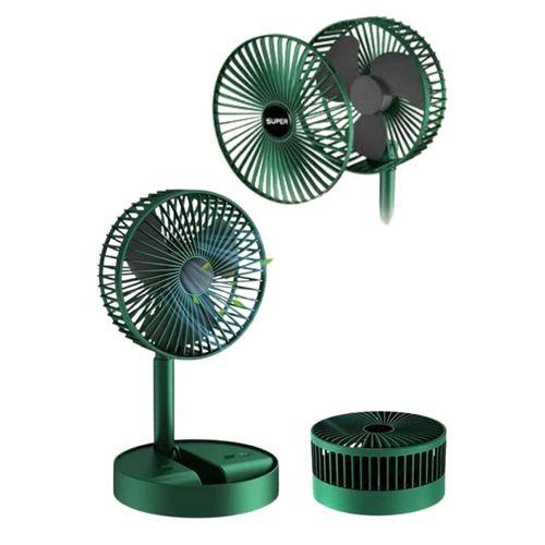 3 Kademe Hız Ayarlı Vantilatör Telefon Standlı Şarjlı Katlanabilir Soğutucu Pervane