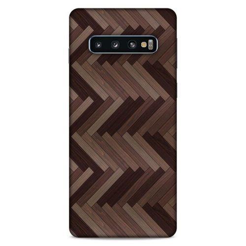 Lopard Samsung Galaxy S10 Uyumlu Kılıf Wood'X (33) Hybrid Kılıf Baskılı