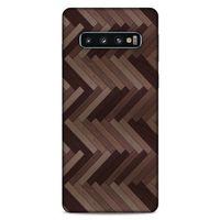 Lopard Samsung Galaxy S10 Uyumlu Kılıf Wood'X (33) Hybrid Kılıf Baskılı