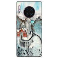 Huawei Mate 40 Pro Kılıf Almanya (25) Antişok Kapak Schloss Neuschwanstein Şatosu