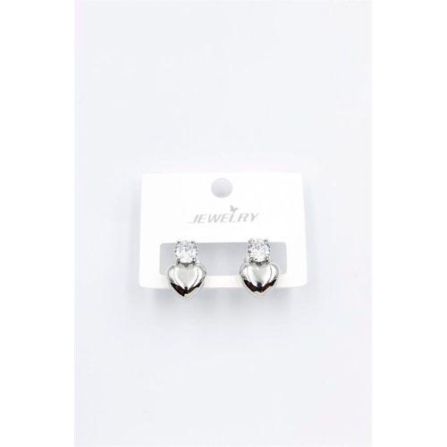 Kalp Küpe - Gümüş