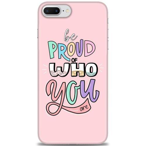 iPhone 8 Plus Kılıf HD Baskılı Kılıf - Who You + Tam Ekran Koruyucu