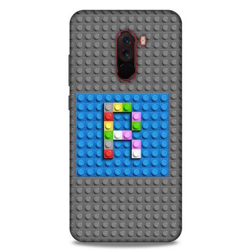 Lopard Xiaomi Pocophone F1 Uyumlu Kılıf BloX (29) Arka Koruma Kılıfı R Harfi