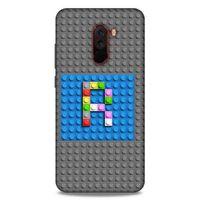 Lopard Xiaomi Pocophone F1 Uyumlu Kılıf BloX (29) Arka Koruma Kılıfı R Harfi
