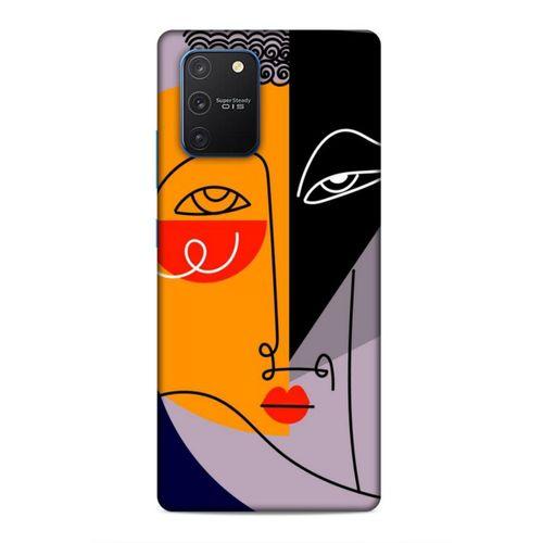 Samsung Galaxy S10 Lite Uyumlu Kılıf Face'X 47 Crystal Flex Kılıf İllustrasyon