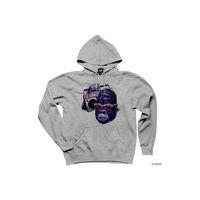 Gorilla Hiphop Gri Kapşonlu Sweatshirt Hoodie