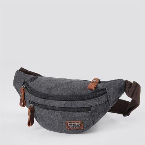 Ççs 31517 Sport Kanvas Bel Çantası Siyah