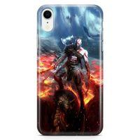 Apple iPhone XR Kılıf God Of War Arka Kapak Koruma Desenli Full Koruyucu