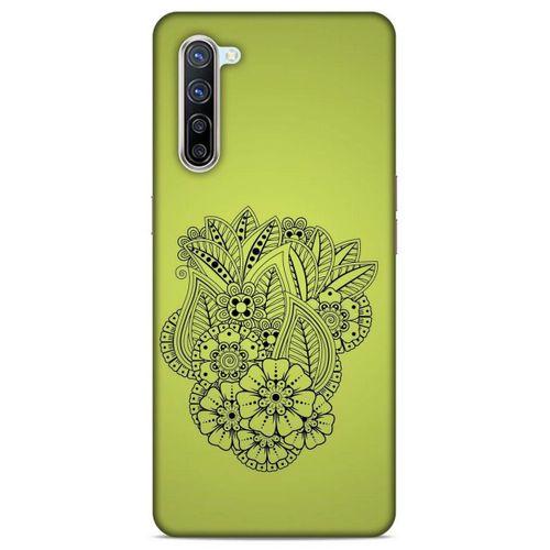 Lopard Oppo Reno 3 Pro 5g Uyumlu Kılıf Tattoo's (40) Fit Silikon Kılıf Çiçek Dövmesi