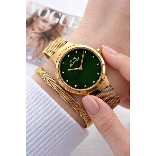 Slazenger Çelik Kordon 2 Yıl Garantili 5 Atm Bileklik Hediyeli Kadın Kol Saati BSL9.2487.170