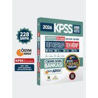 2026 FULLÖnLisans KPSS ÖSYM Tüm Dersler Tek Kitap Soru Bankası Son 15Yıl Çözümlü(Sadece Ön Lisans)