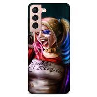Samsung Galaxy S21 Uyumlu Kılıf Harley Quinn (8) Baskılı Kılıf Siyah