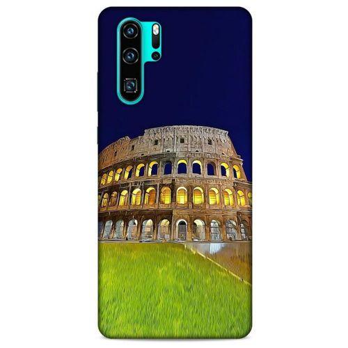 Huawei P30 Pro Kılıf Dünya Mimarisi (24) Darbe Emici Kılıf Kolezyum Roma