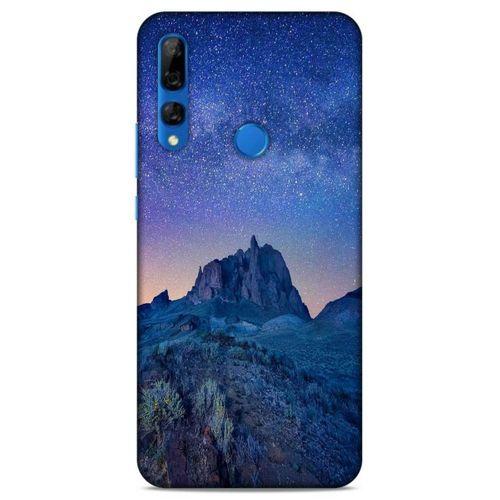 Lopard Huawei Y9 Prime 2019 Uyumlu Kılıf Gece'S (40) Fit Silikon Kılıf Mavi Gece