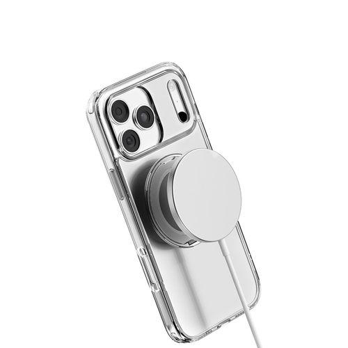 Apple iPhone 17 Pro Max Kılıf M-safe Şarj Özellikli Standlı Airbag Tasarımlı Mutural Fresh Serisi Kapak