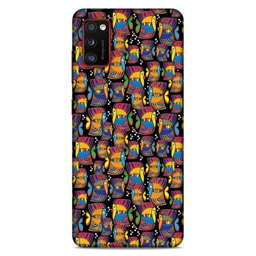 Lopard Samsung Galaxy A41 Uyumlu Kılıf Soyut Sanat (27) Baskılı Tasarımlı Kılıf