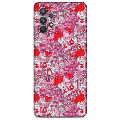 Lopard Samsung Galaxy A32 Uyumlu Kılıf Sevgililer Günü (35) Fit Design Kılıf